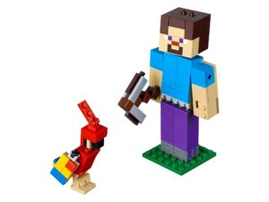 Minecraft® BigFig Steve met papegaai (21148)