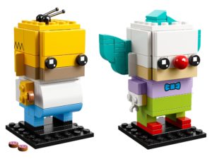 BrickHeadz Homer Simpson & Krusty de Clown (41632)