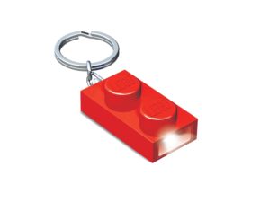 UNKNOWN LEGO 1X2 RED BRICK KEY LIGHT (5004264)