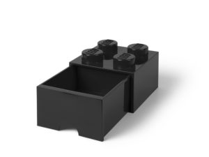 Overig LEGO® Zwarte opslagsteen met 4 noppen en een lade (5005711)