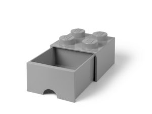 Overig LEGO® Steengrijze opslagsteen met 4 noppen en een lade (5005713)
