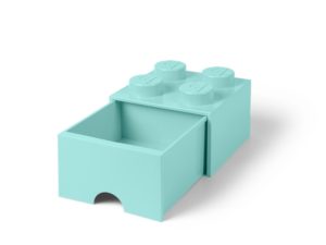 Overig LEGO® Felazuurblauwe opslagsteen met 4 noppen en een lade (5005714)