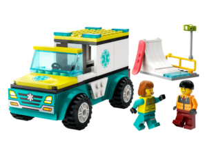 City Ambulance en snowboarder (60403)