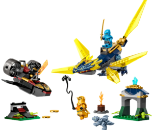 NINJAGO® Nya en Arins babydrakenduel (71798)