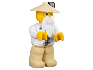 NINJAGO® Meester Wu minifiguur van zachte stof (853765)