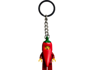 Minifiguren Meisje in chilipeperpak sleutelhanger (854234)