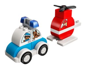 DUPLO® Brandweerhelikopter en politiewagen (10957)